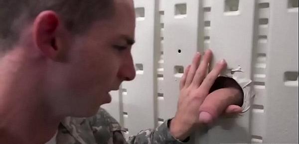  Military men shower gay Glory Hole Day of Reckoning